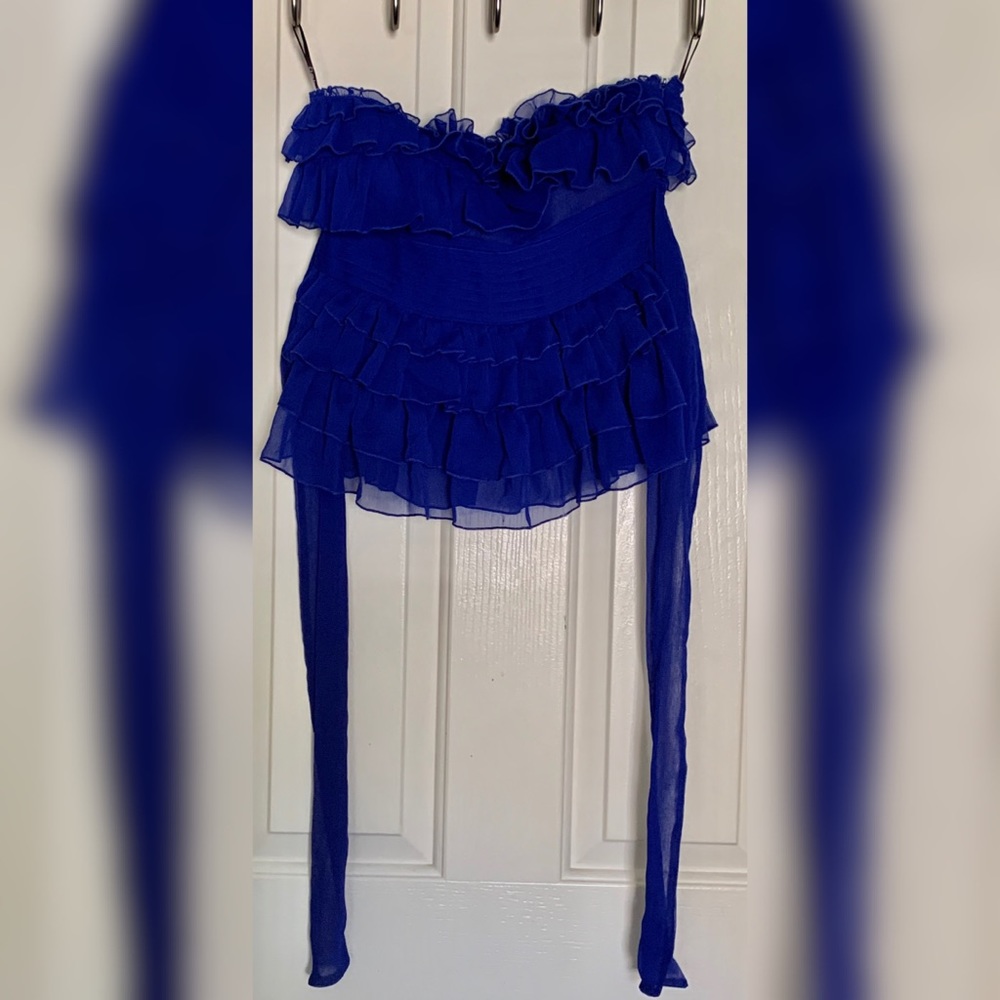 Strapless top
